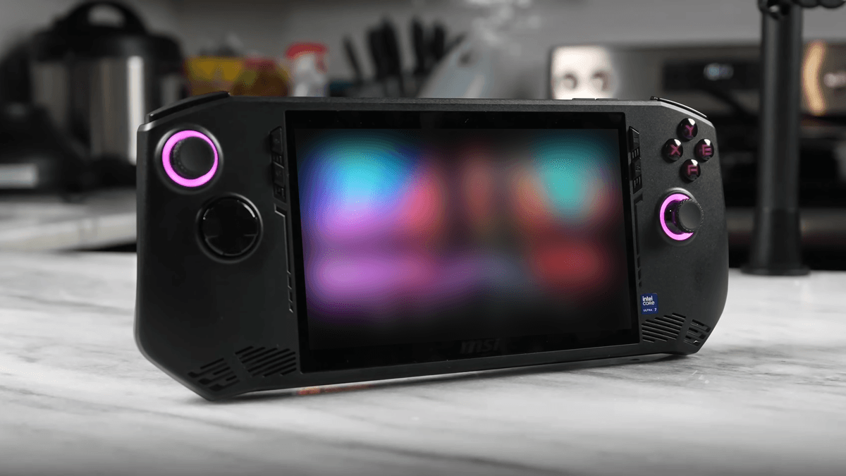 MSI Claw A1M handheld gaming PC
