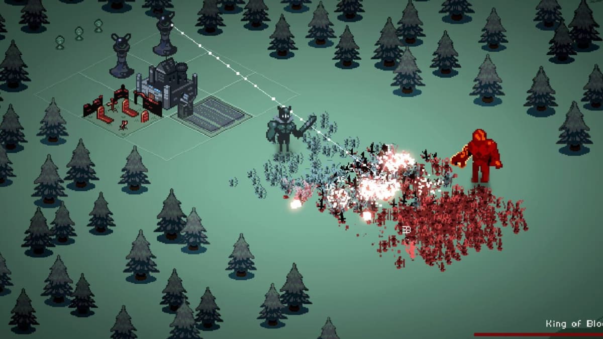 Combat intense de 9 Kings avec de multiples unités et attaques sur le champ de bataille