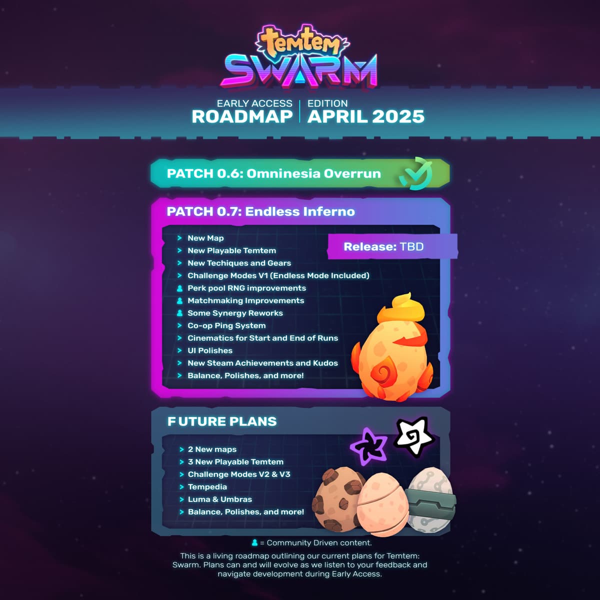 Temtem: Swarm – Endless Inferno Patch 0.7 Overview