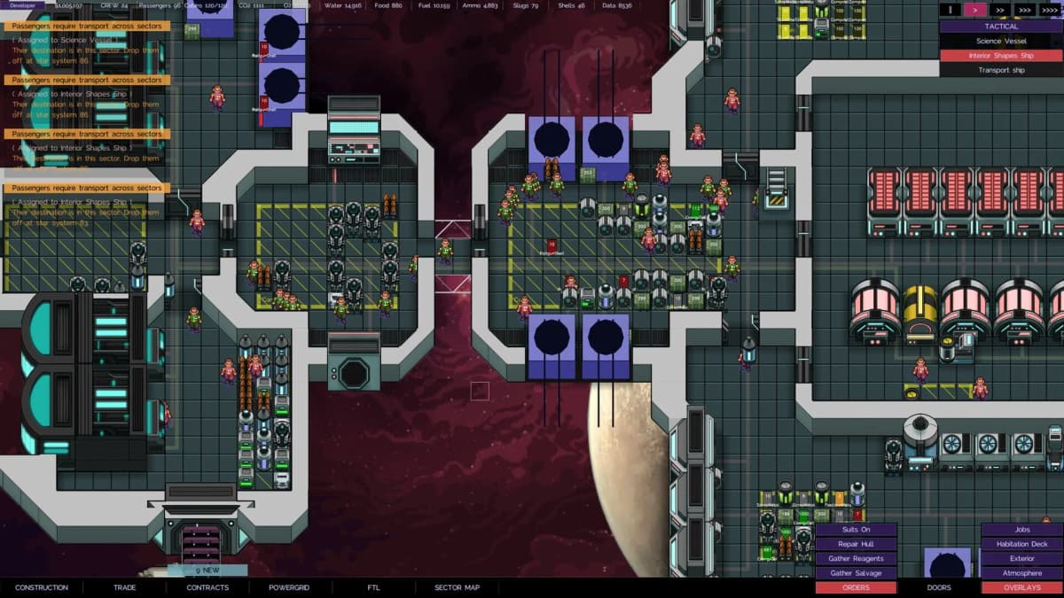 Screenshot from The Last Starship