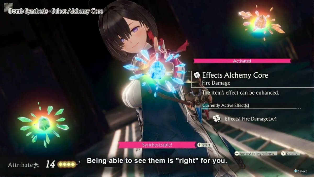 Screenshot from Atelier Yumia: The Alchemist of Memories & the Envisioned Land