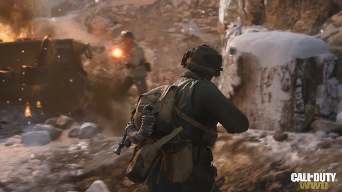 Screenshot from Call of Duty: WWII