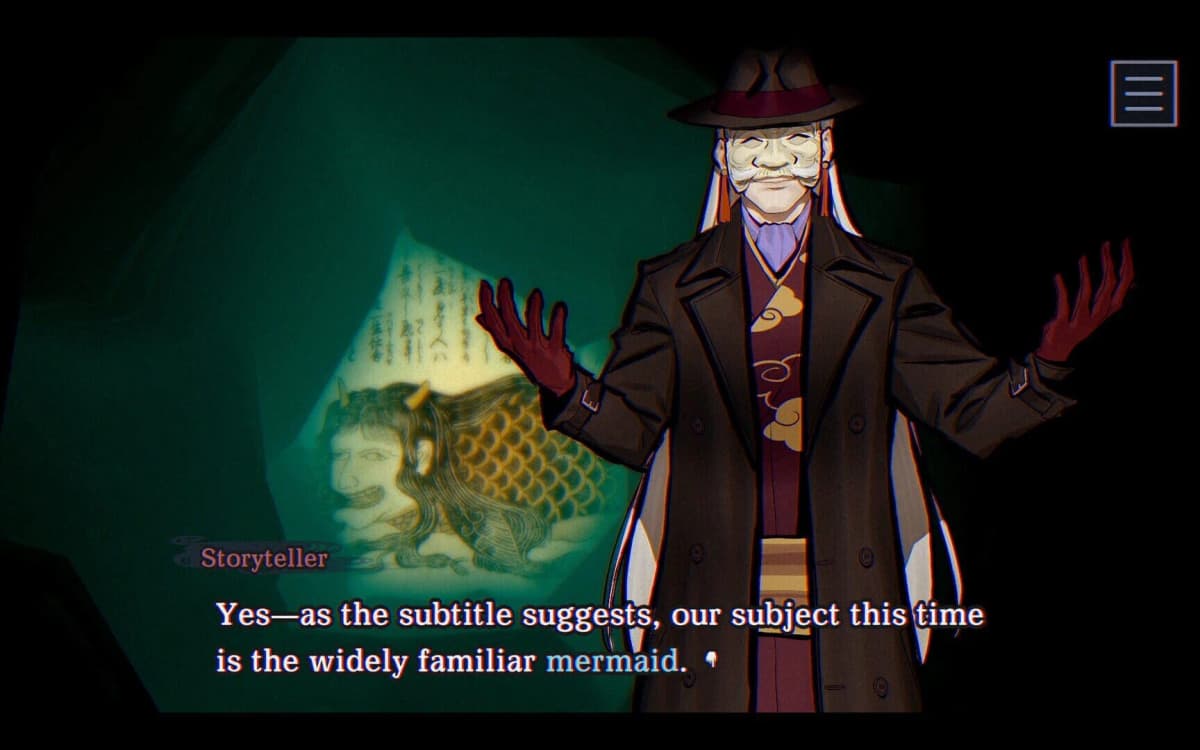 Screenshot from Paranormasight: The Mermaid's Curse