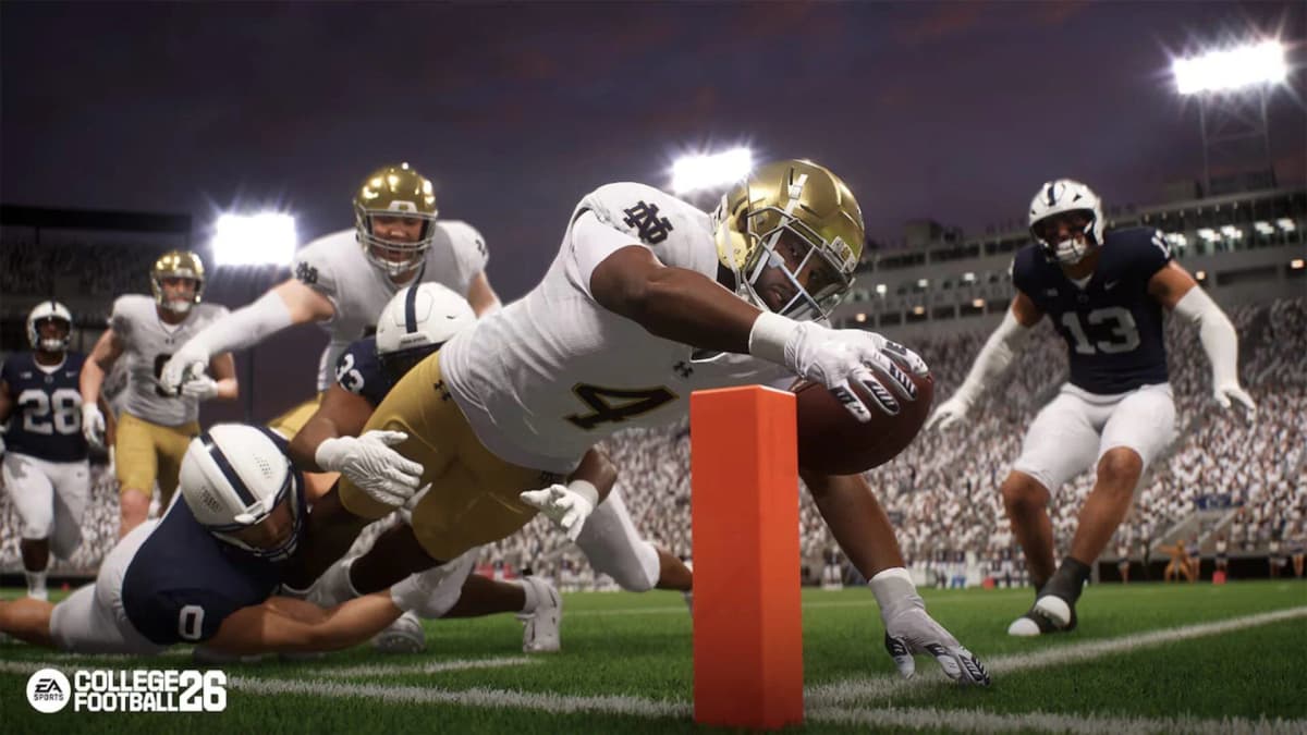 Screenshot from EA Sports College Football 26