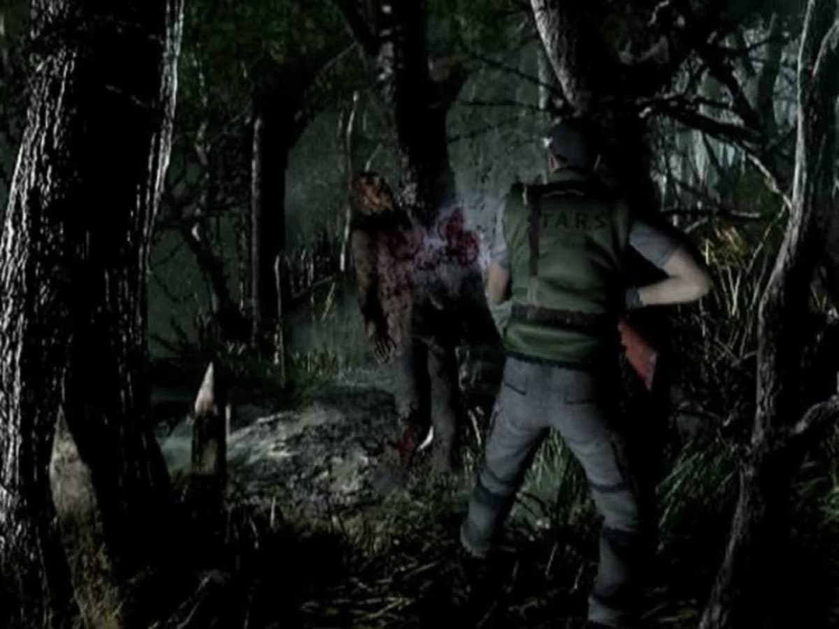 Screenshot from Resident Evil Archives: Resident Evil