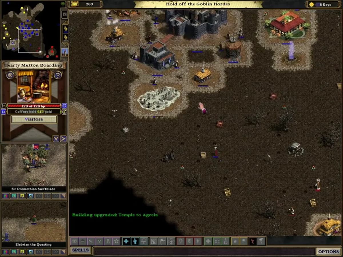Screenshot from Majesty: The Fantasy Kingdom Sim