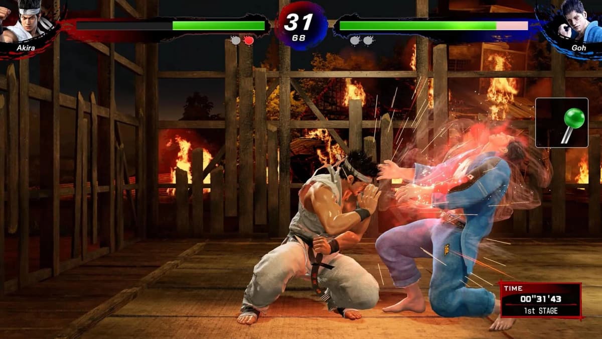 Screenshot from Virtua Fighter 5 R.E.V.O. World Stage