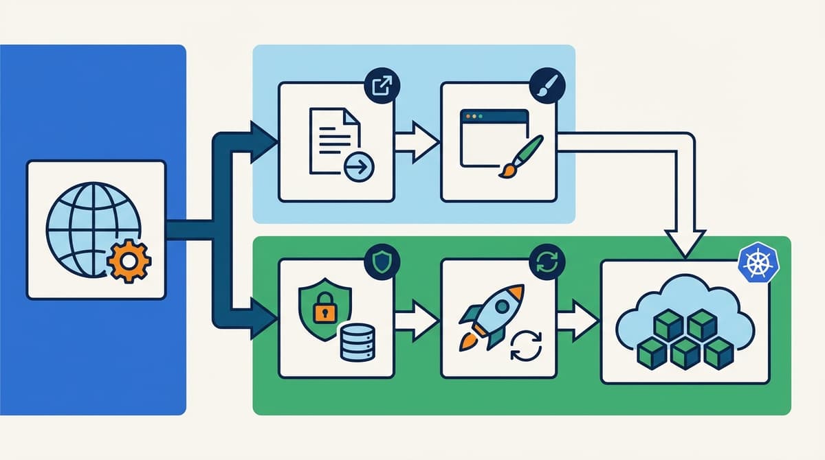 Diagram of a localization workflow for AI on Kubernetes.