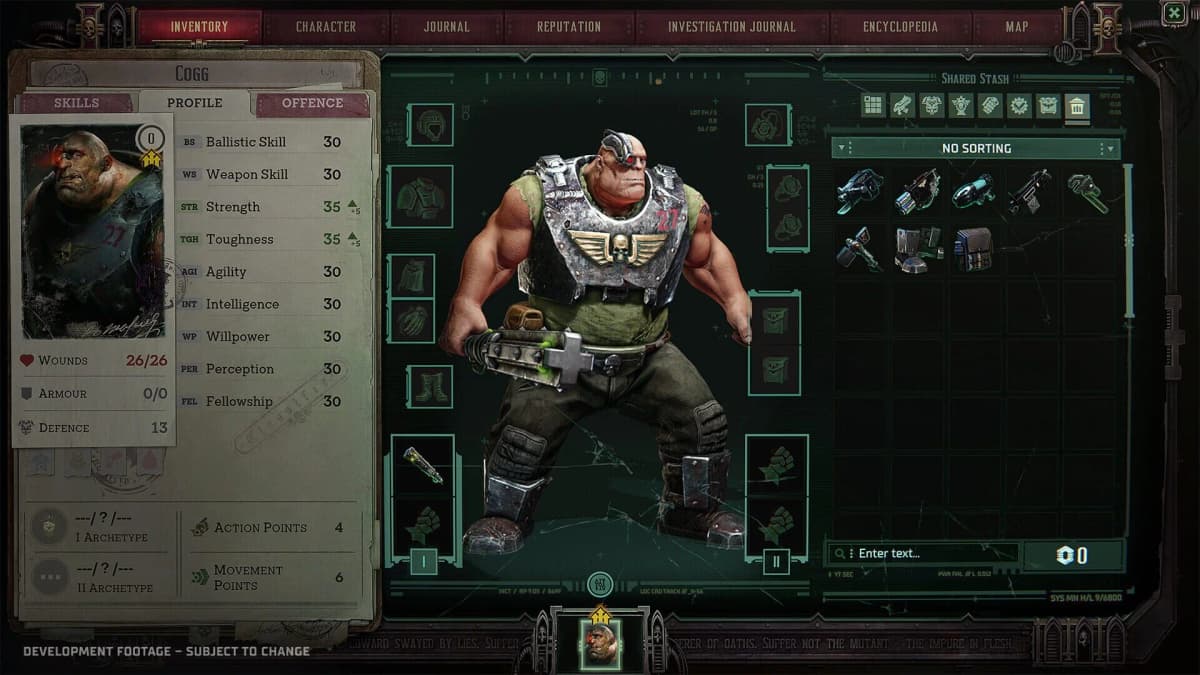 Screenshot from Warhammer 40,000: Dark Heresy
