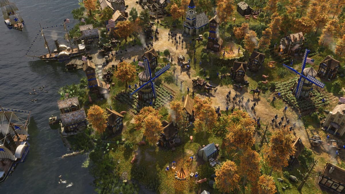 Screenshot from Age of Empires III: Definitive Edition - United States Civilization