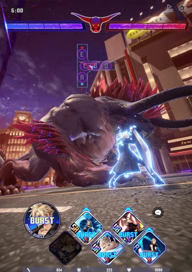 DISSIDIA DUELLUM FINAL FANTASY : Bravery Burst, rerolls et progression