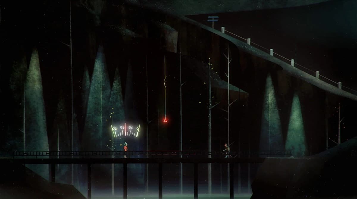 Screenshot from Oxenfree