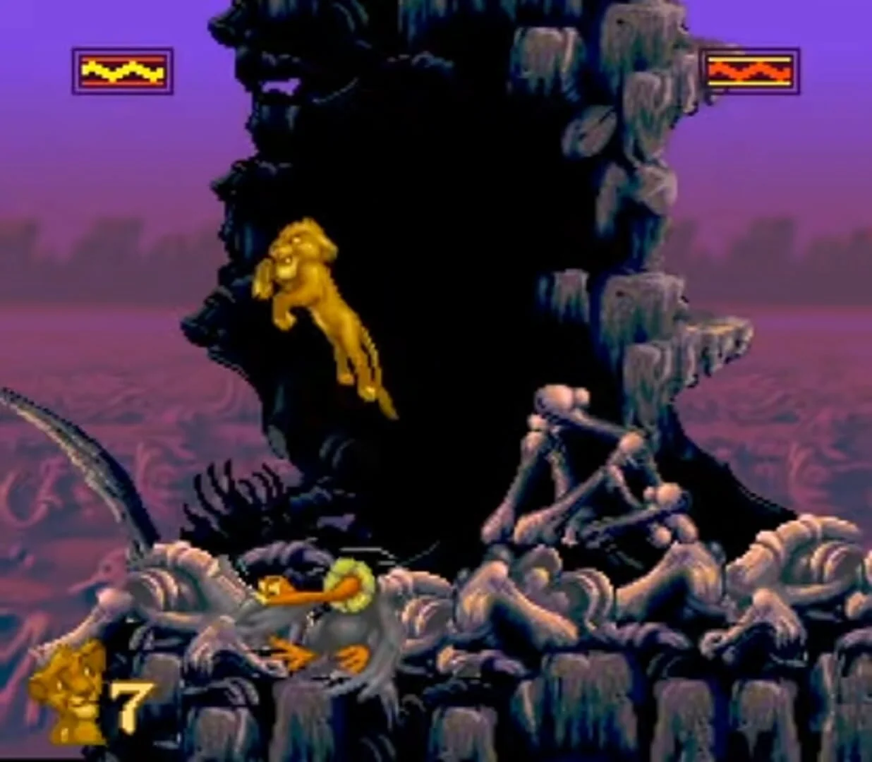 Screenshot from The Lion King: Legacy Cartridge Collection