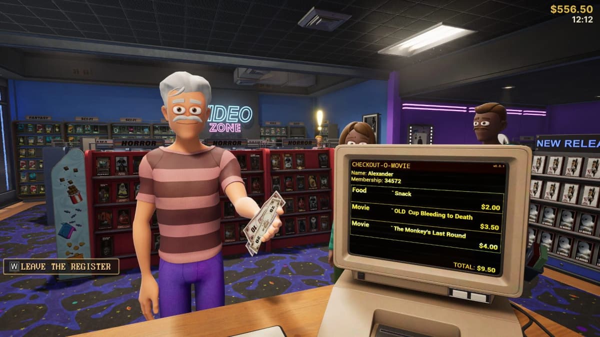 Screenshot from Retro Rewind: Video Store Simulator