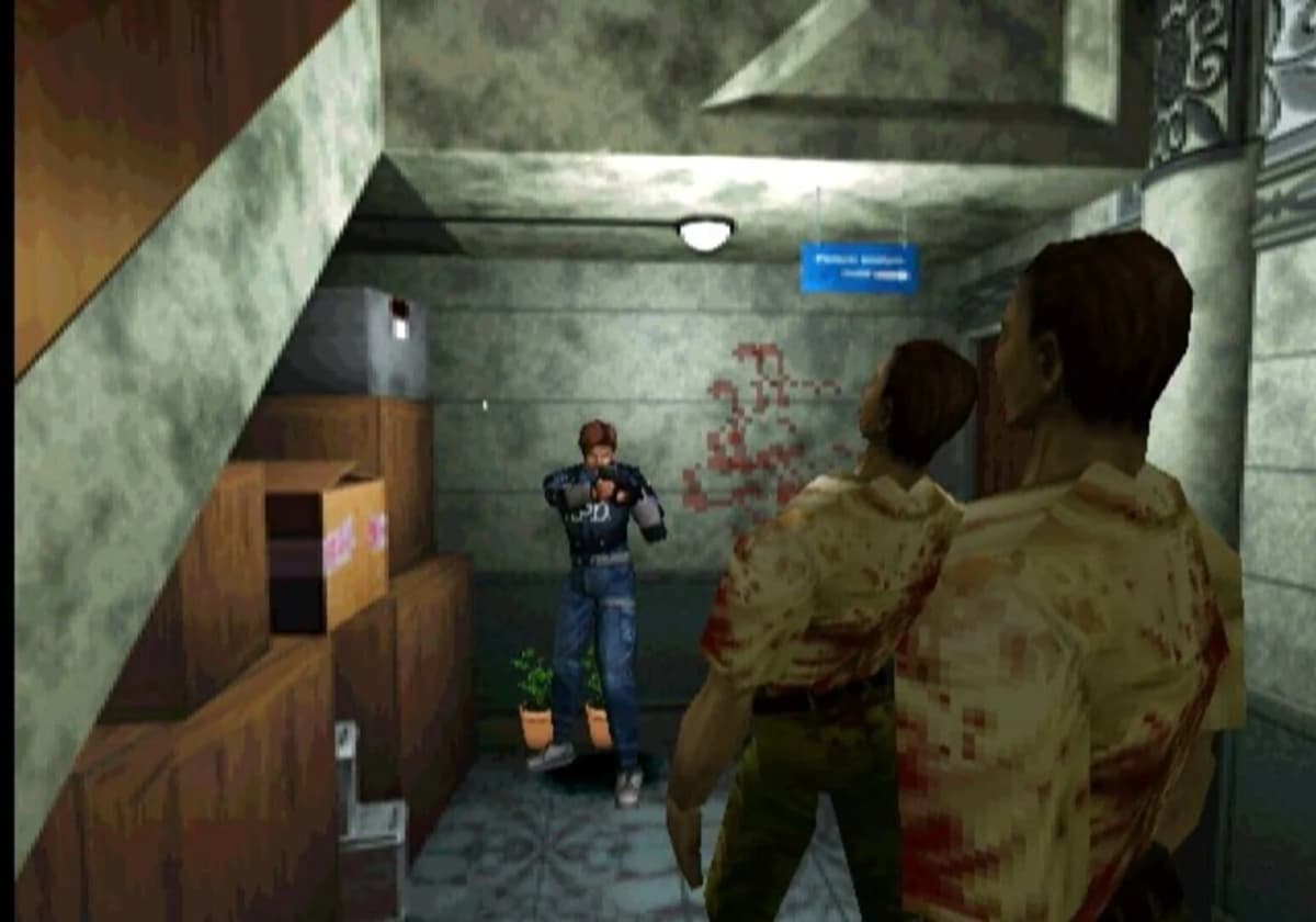 Screenshot from Resident Evil 2