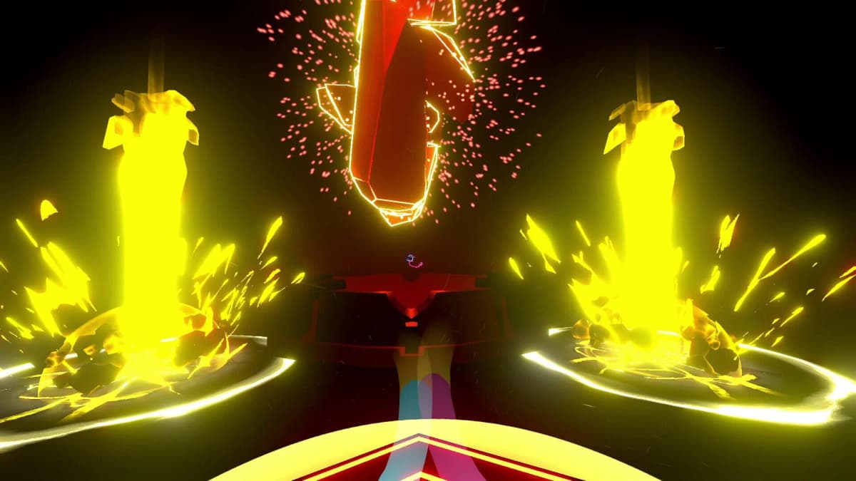 Screenshot from Synth Riders: League of Legends - "Legends Never Die"
