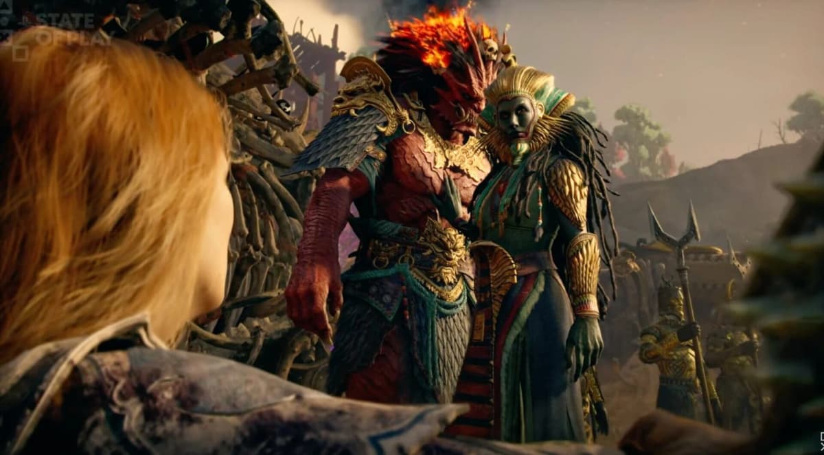 Screenshot from God of War Laufey