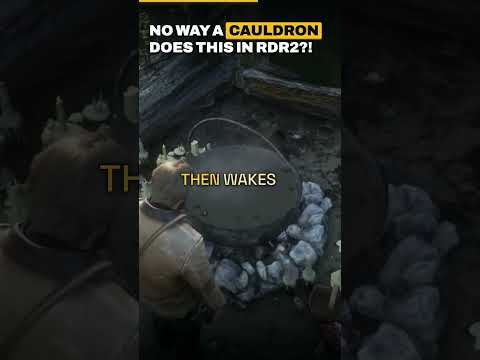 Drink From the RDR2 Witch's Cauldron and Arthur Drops 🧪 #Shorts