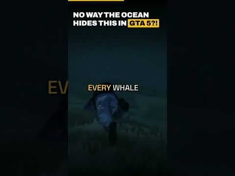 There's a Giant Skeleton on GTA 5's Sea Floor Rockstar Never Explained 💀 #Shorts