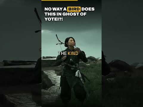 Stand Still in Ghost of Yotei and a Bird Lands on Your Hand 🐦 #Shorts