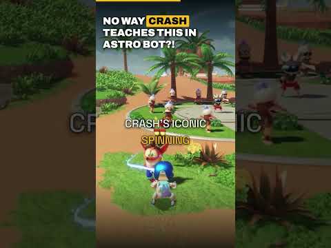 Crash Bandicoot Does His Victory Dance in Astro Bot 🍊 #Shorts